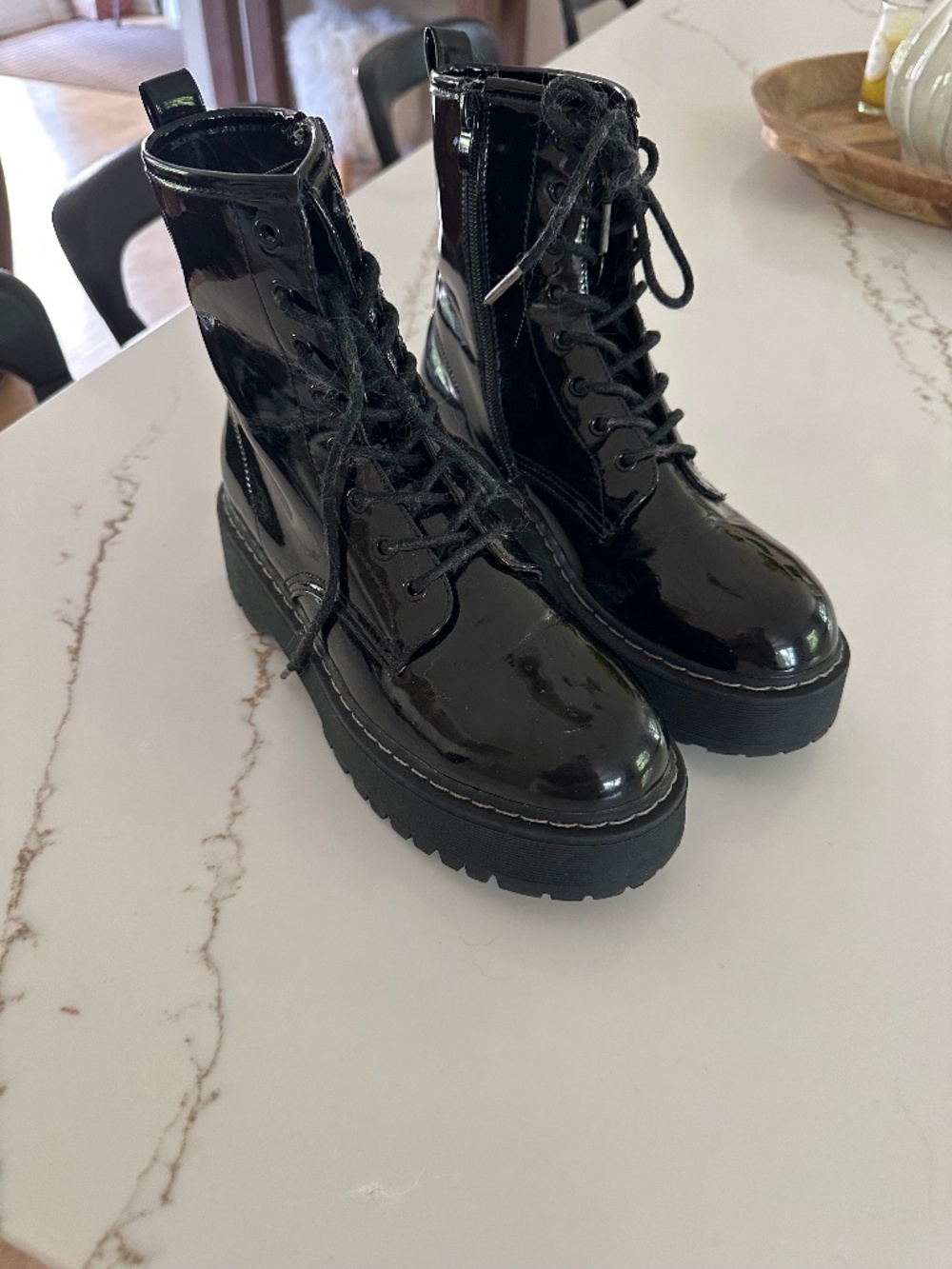 Steve Madden Bettyy Combat Boots
